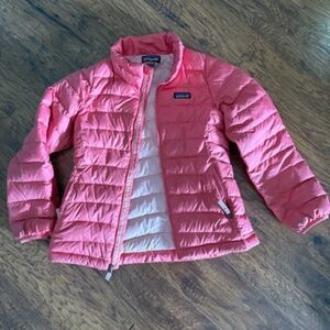 Girls Patagonia Puffer Coat  - Size Medium